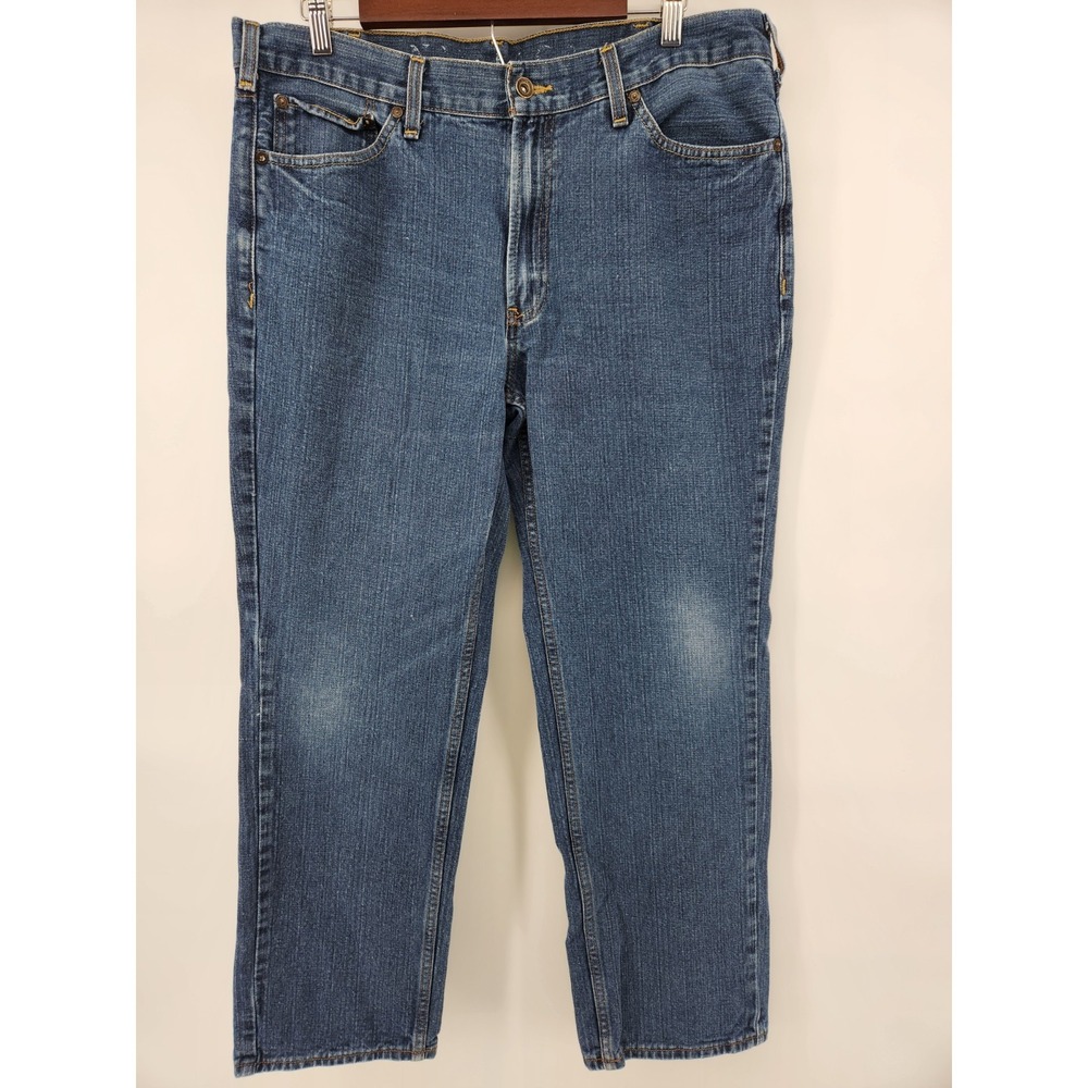 Nautica Mens 36x29 Straight Leg Jeans Medium Wash Blue Denim 100% Cotton